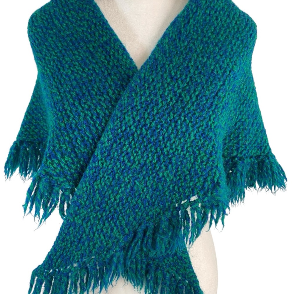Hand Knit Authentic Amish Shawl